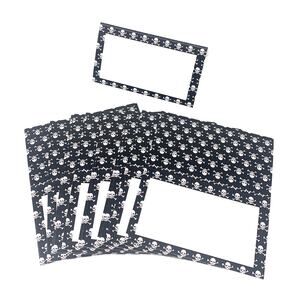 Skulls and Crossbones Halloween Theme Place Cards